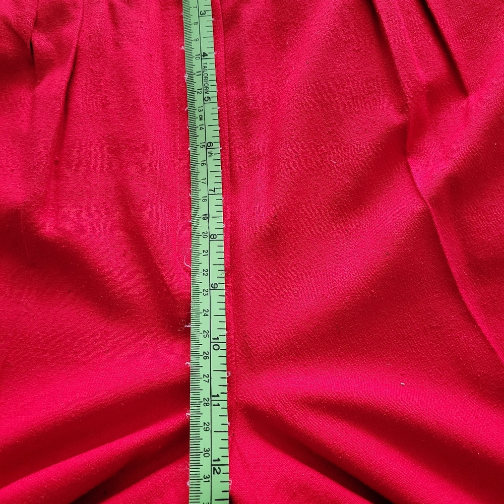 Brand New- High Waisted Pants in  Raw Silk - Picture 7 of 10